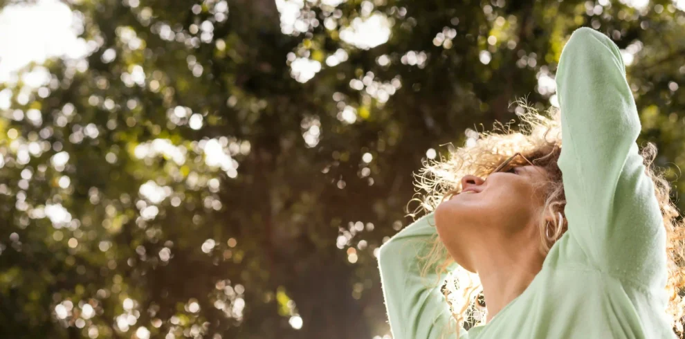 close-up-woman-nature